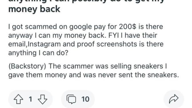Can someone go to jail for tricking someone online to give them money for a product on Venmo, Google pay, or Apple Pay, or Zelle?