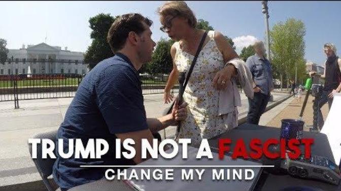 Trump is not a fascist, Can you try to change my mind?