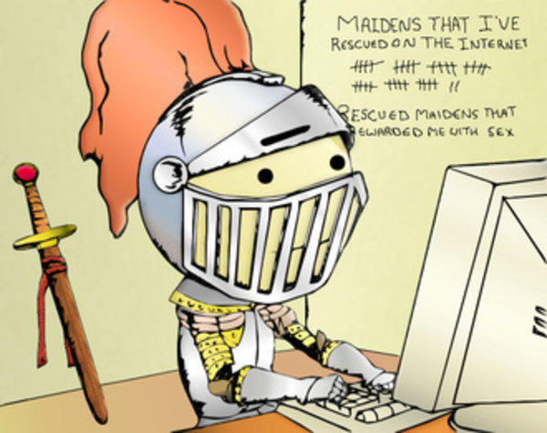 Literally no one on Earth is more pitiful than male feminists and White Knights.
