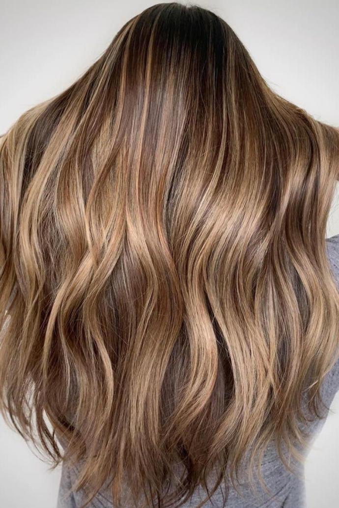 Dark blonde hair