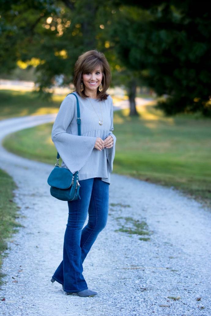 Jeans and heeled boots?