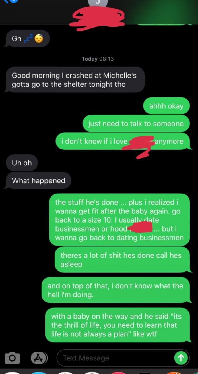 How do I tell my fiancé that’s a manchild, that I wanna leave him for a businessman?