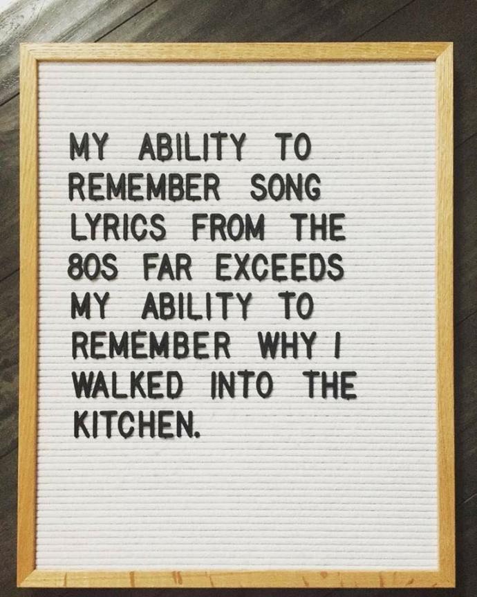 Do you remember most of the lyrics to songs you listen to a lot?