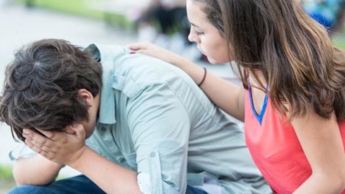 How do you reassure someone who is scared of you?