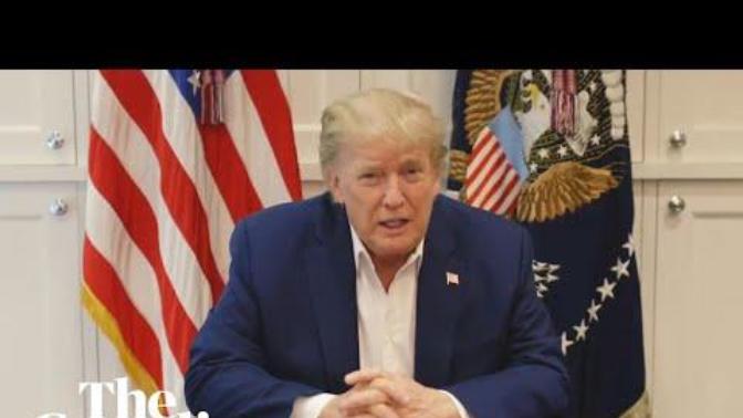 How does someone who is stated to be in critical state give videos in a suit and looks like nothing is wrong with him?