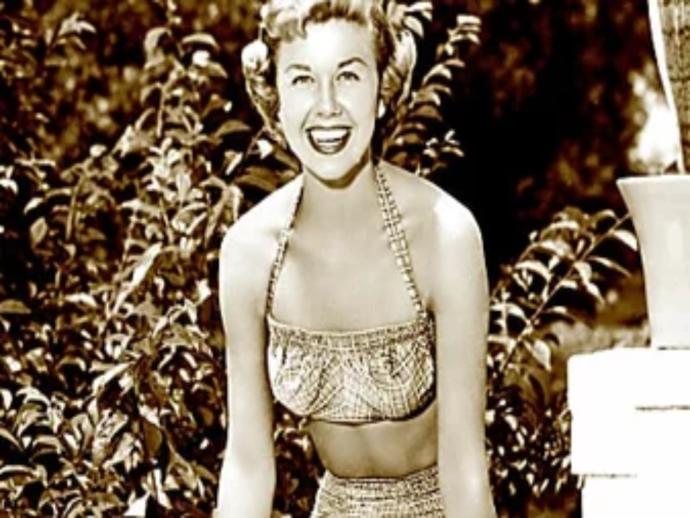 Was Doris Day dressed provocatively for the era in which she lived?