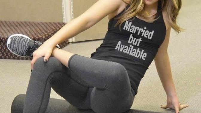 Guys, does this seem to feel like the case at many modern gyms. when you see a attractive girl with a ring on her finger working out?