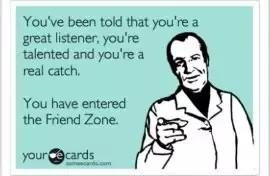 What prevents someone from getting past the friend zone?