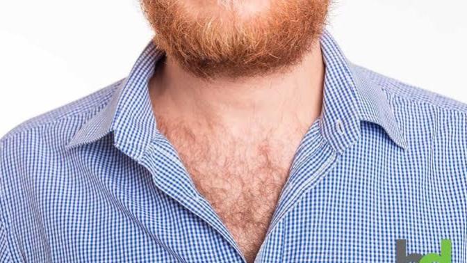 Girls, What if you could see a guy's chest hair at top?