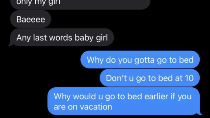 If you are on vacation with your family, would you still text and call your girlfriend/boyfriend?