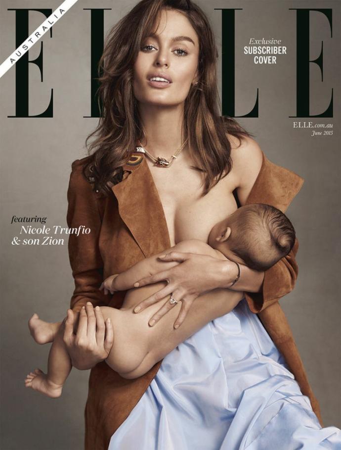 Nicole Trunfio Glam Photo Credits: Elle Magazine