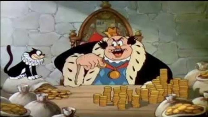 Did you see this cartoon - King Midas and the golden touch?