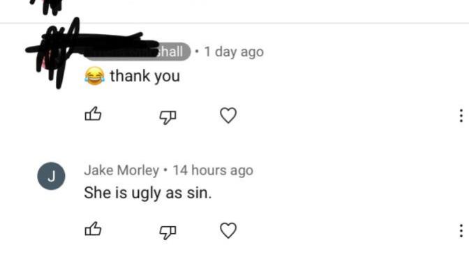 Someone said this on my YouTube video?