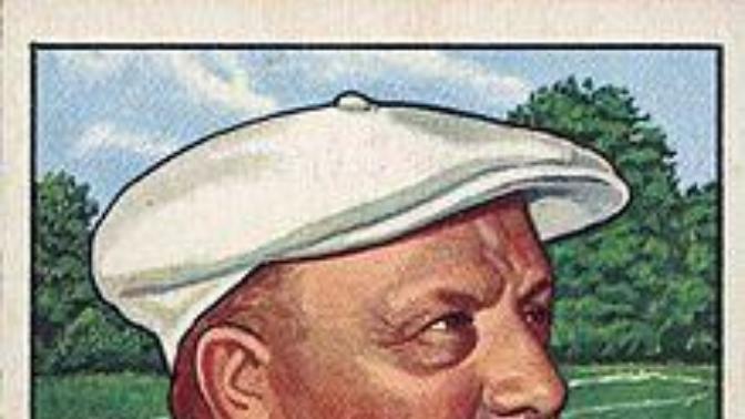 How much do you think this 1952 Chicago Bears card is now worth that is featuring George Stanley Halas Senior?