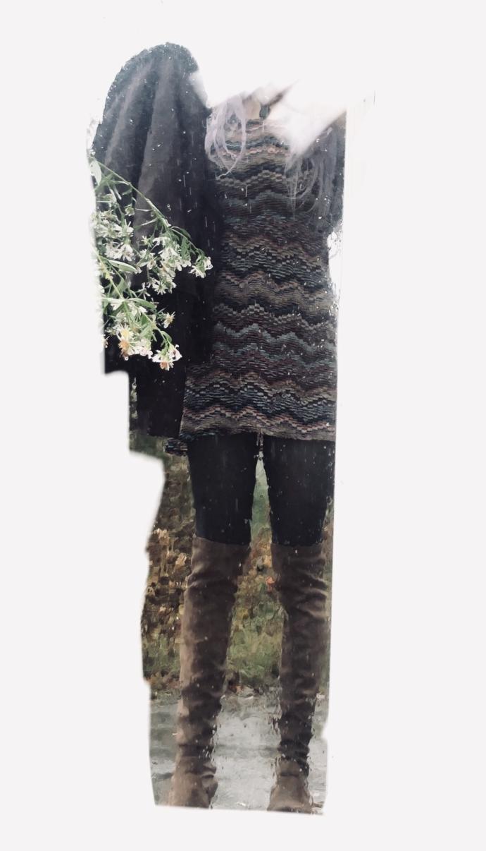 Does this look hideous part #2 : Is this dress now looking Better with the boots & jacket OR just wear a different dress/ skirt/ pants/ etc?