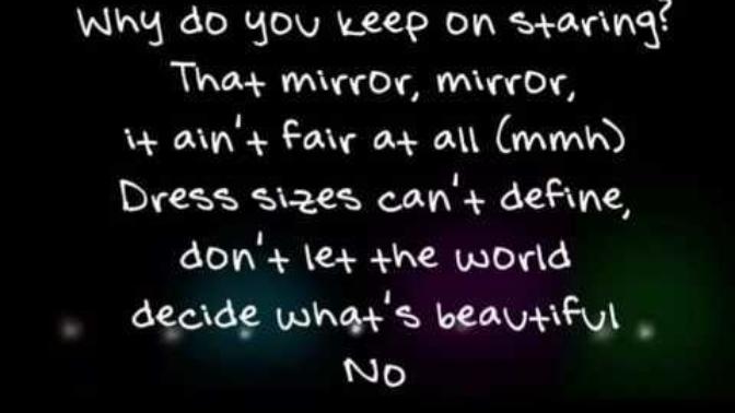 What do you think of this quote in the song?