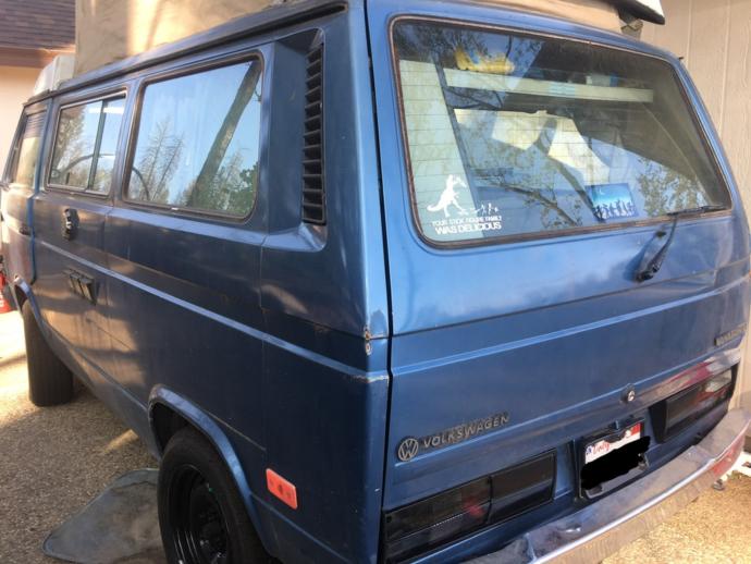Mid-80s VW Westfalia camper in need of a fresh, bomb look. What color?