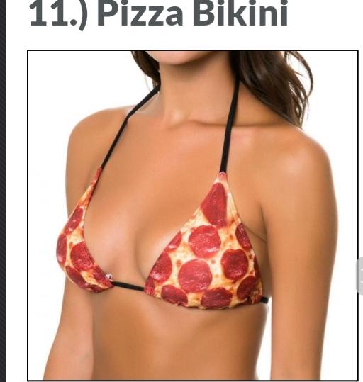 Choose which  pizza novelty you think is foolish photos included?