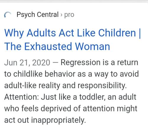 Do You Agree Or Disagree That More And More Adults Are Becoming More Immature, Irresponsible, And Childish Than Actual Children?