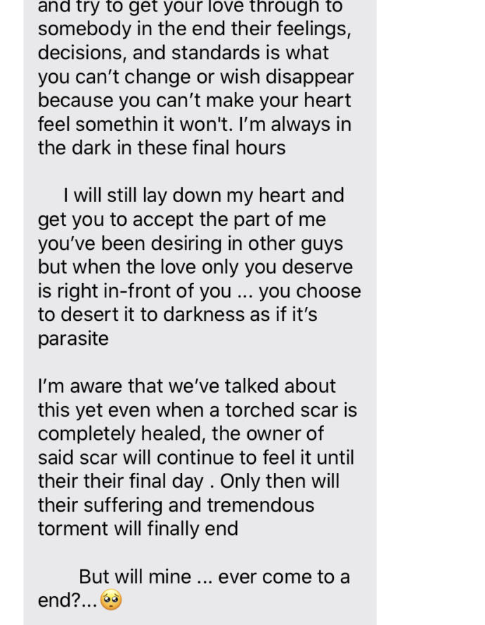 My best friend who is a guy wrote me a poem and I don’t know what to say?