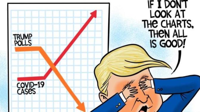 Does it look like the Trump show will finally end in a few weeks?