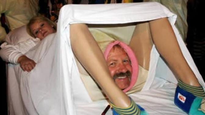 Which Halloween costume is the most awkward to you from these pictures?