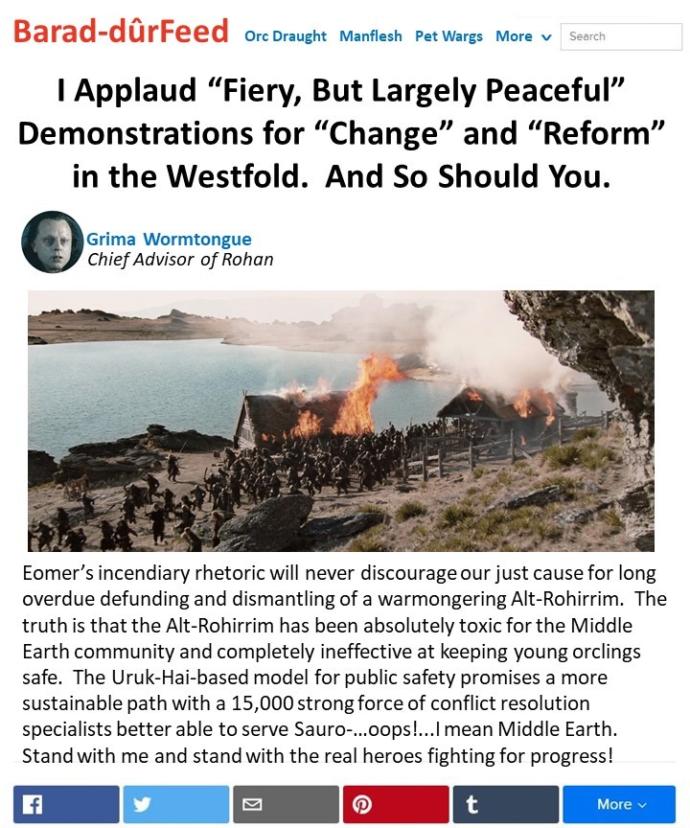 Lord of the Rings!! They are coming to destroy it with SJW politics just like StarWars and Startrek. Thoughts?