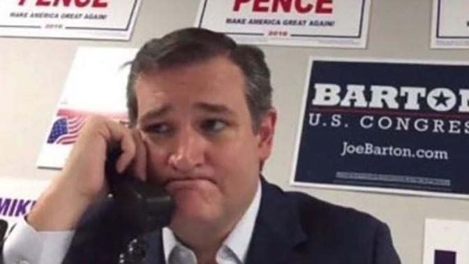 Is Ted Cruz the most annoying sad politician ever?