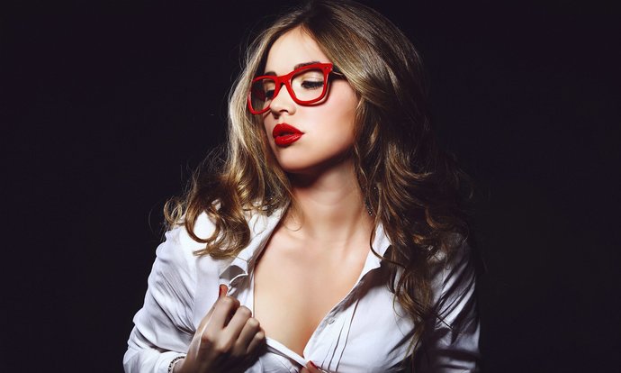 Why do women show cleavage but then get angry when men stare at their globes?