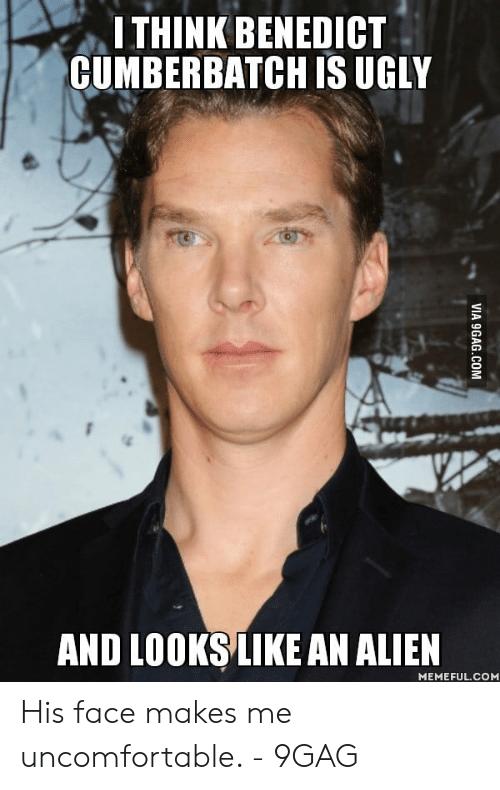 Is Benedict Cumberbatch really that ugly?