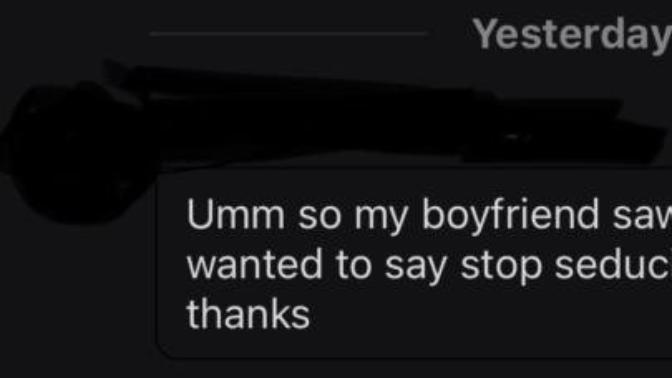 It is possible to “seduce” someone’s boyfriend by posting a workout progress photo?