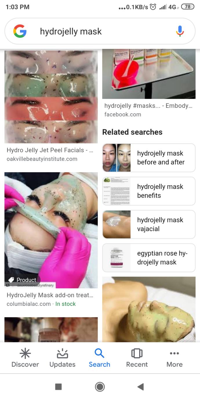 Have you ever try to use hydrojelly mask?