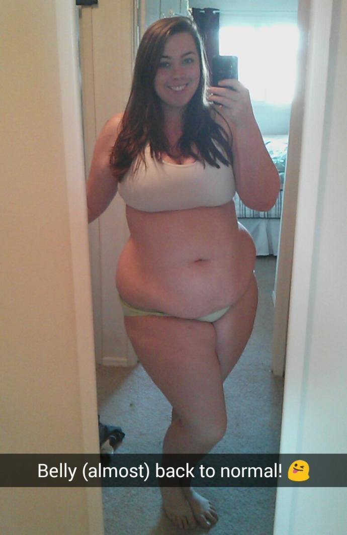 Guys, would you go for a gitl with a chubby stomach?