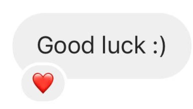 What does the heart on Instagram mean when you dm someone?