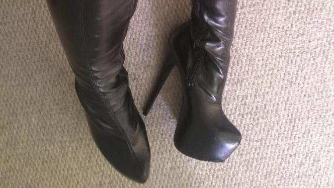 What do you think of my boots?