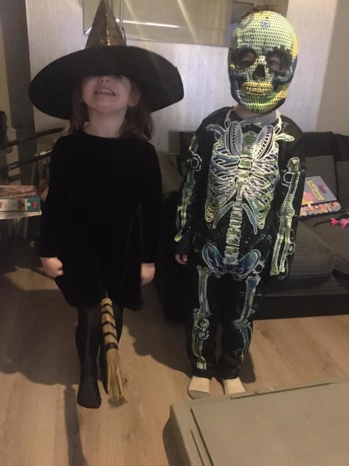 What do you think of my kids Halloween costumes just getting ready to What do you think of my kids Halloween costumes just getting ready to