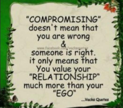 What Things Are You Willing To Compromise On In A Relationship? And What Are You Not Willing To Compromise?