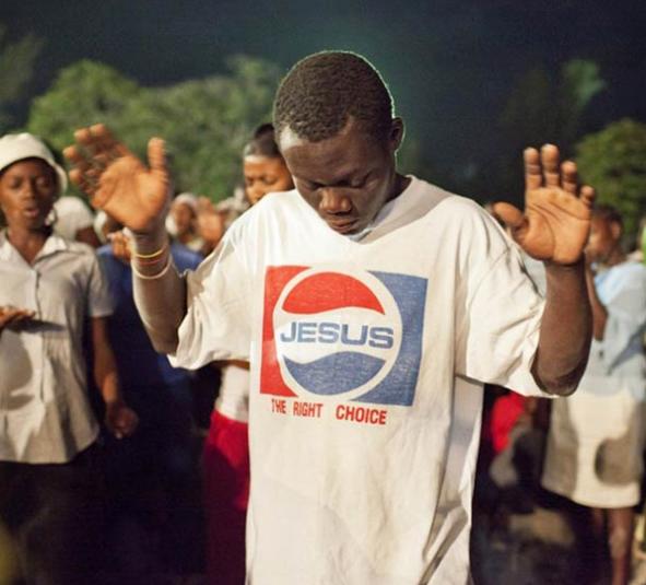 Which of these shirts displays the hardest message to understand?