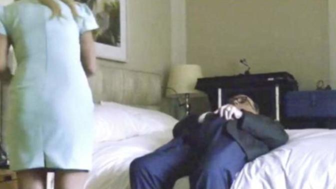 Was Rudy Giuliani "Tucking in His Shirt" During the Already Infamous Borat Movie Scene?