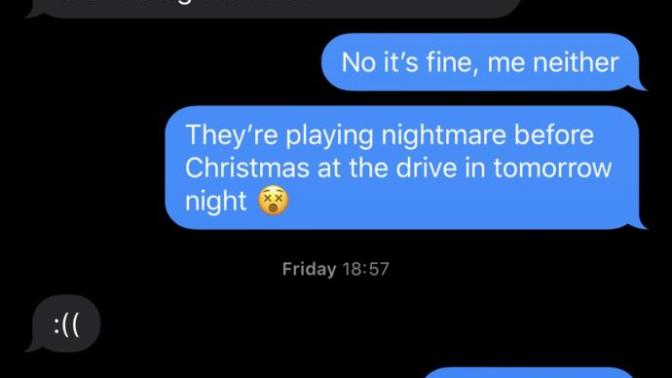 Leave him on read?
