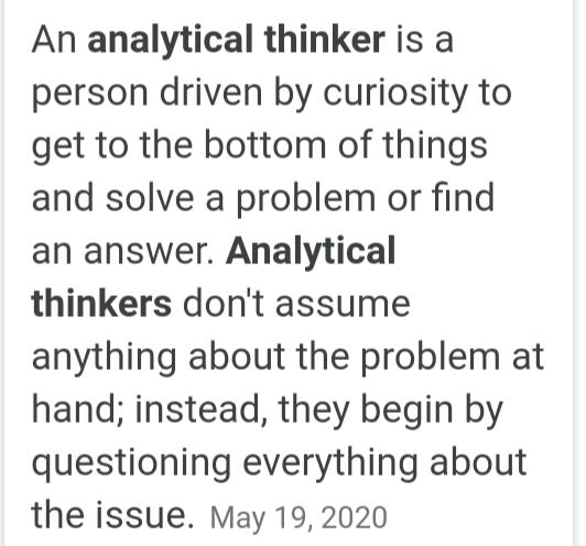 What Kind Of Thinker/Thinking Attracts You The Most? And, Which Are You?