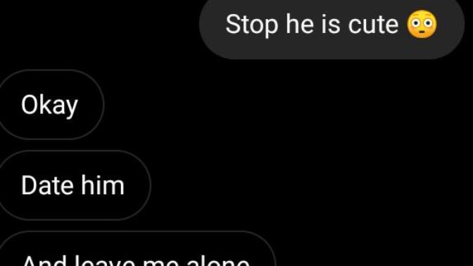 Does this mean, we are dating?