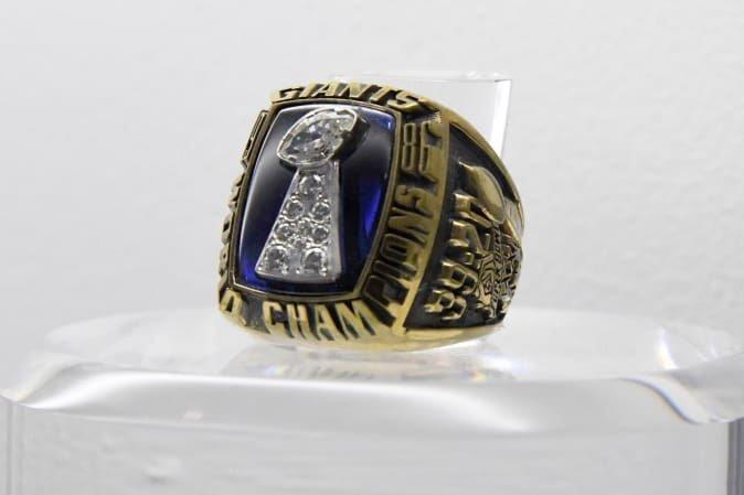 How much do you think this Super Bowl 21 ring is worth from 1987, which featured the New York Giants win over the Denver Broncos?