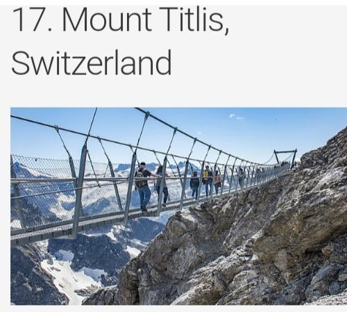 Choose the bridge you think is the most dangerous photos included?