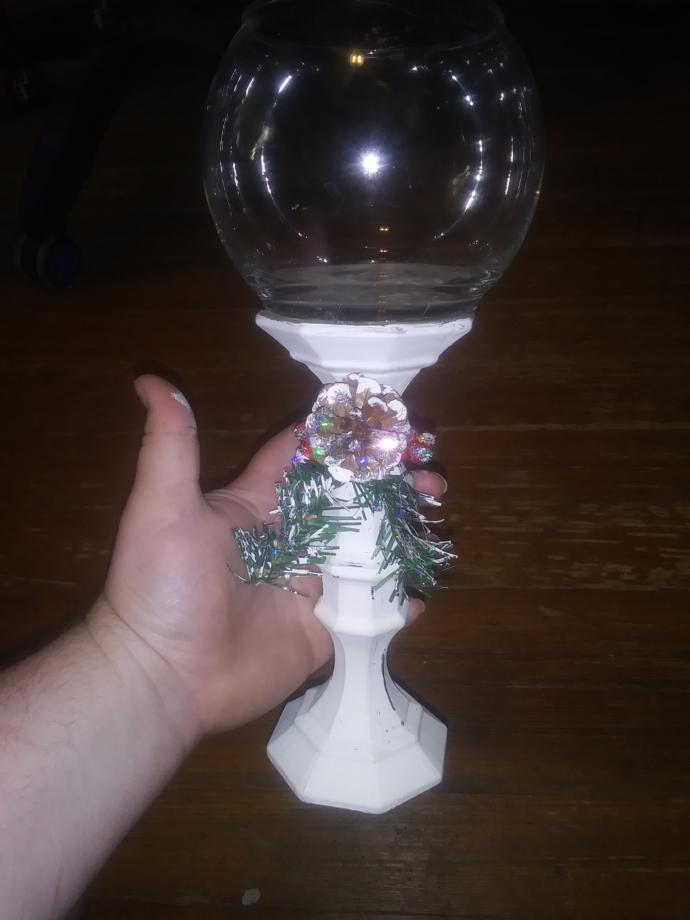 Still not done but here is the candle stick so far what yah think?