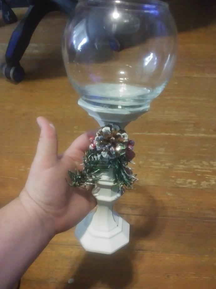 Still not done but here is the candle stick so far what yah think?