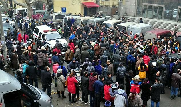 If a bunch of people surround your car, should you be allowed to do the following?