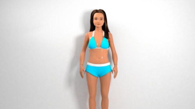 Would you give your hypothetical young child an "overweight Barbie" doll to play with?