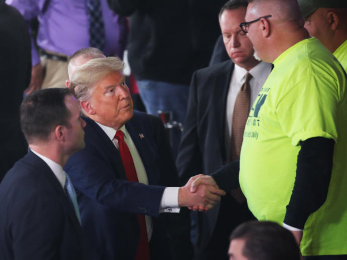 Would you shake president Trumps hand if you met him in person?