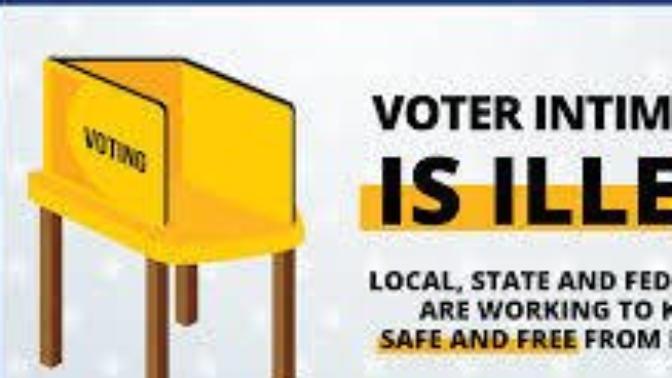 Have you ever suffered voter intimidation?